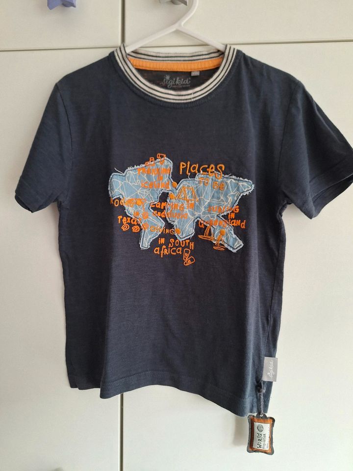 Sigikid T-Shirt 110 (4-5 Jahre) Weltenbummler World Traveller in Pulsnitz