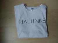 Damen T-Shirt, weiß mit Aufdruck "HALUNKE", Gr. L Hessen - Beselich Vorschau