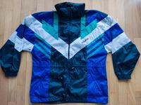 Adidas Regenjacke Windbreaker XL Schwarz Türkis Blau Vintage Hessen - Roßdorf Vorschau