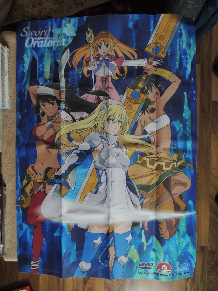 Danmachi Sword Oratoria Blu-ray mit Sammelschuber & Textilposter in Neuenkirchen
