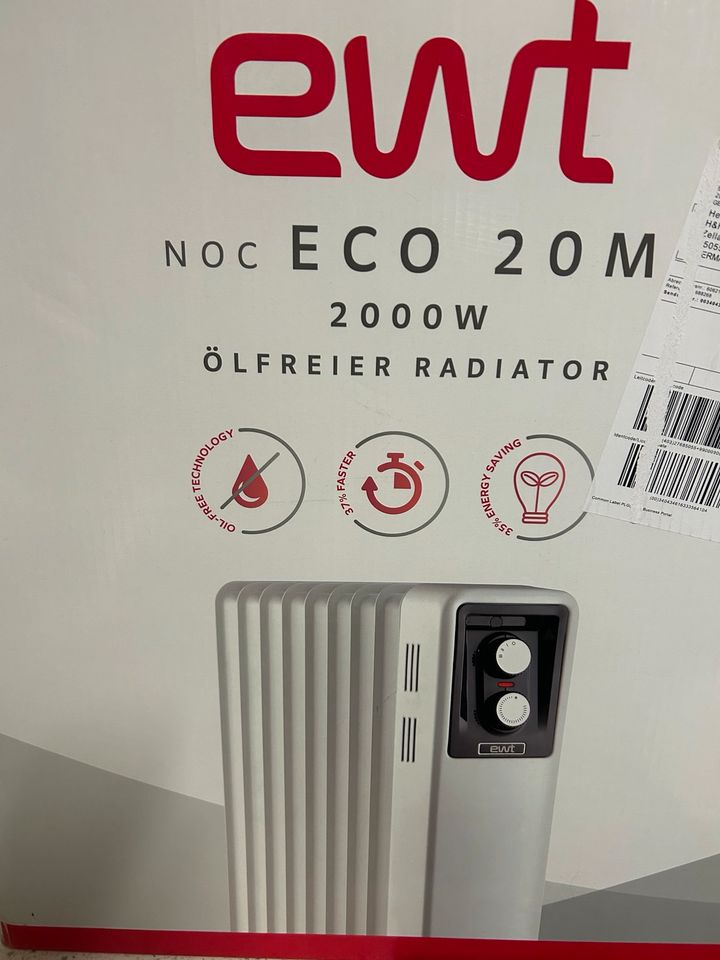 EWT Ölfreier Radiator NEU in Ingolstadt