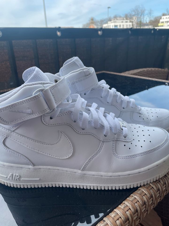 Nike Air Force Mid, weiß, 44 in Forchheim