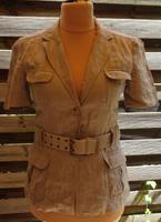 Kurzarm-Blazer, Jacke von MORE&MORE aus Leinen in beige in Gr. 36 Kr. München - Unterschleißheim Vorschau