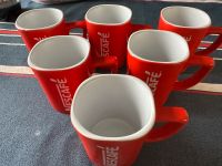 6x Nescafé Tasse Kaffee Becher gebraucht Hessen - Neuental Vorschau