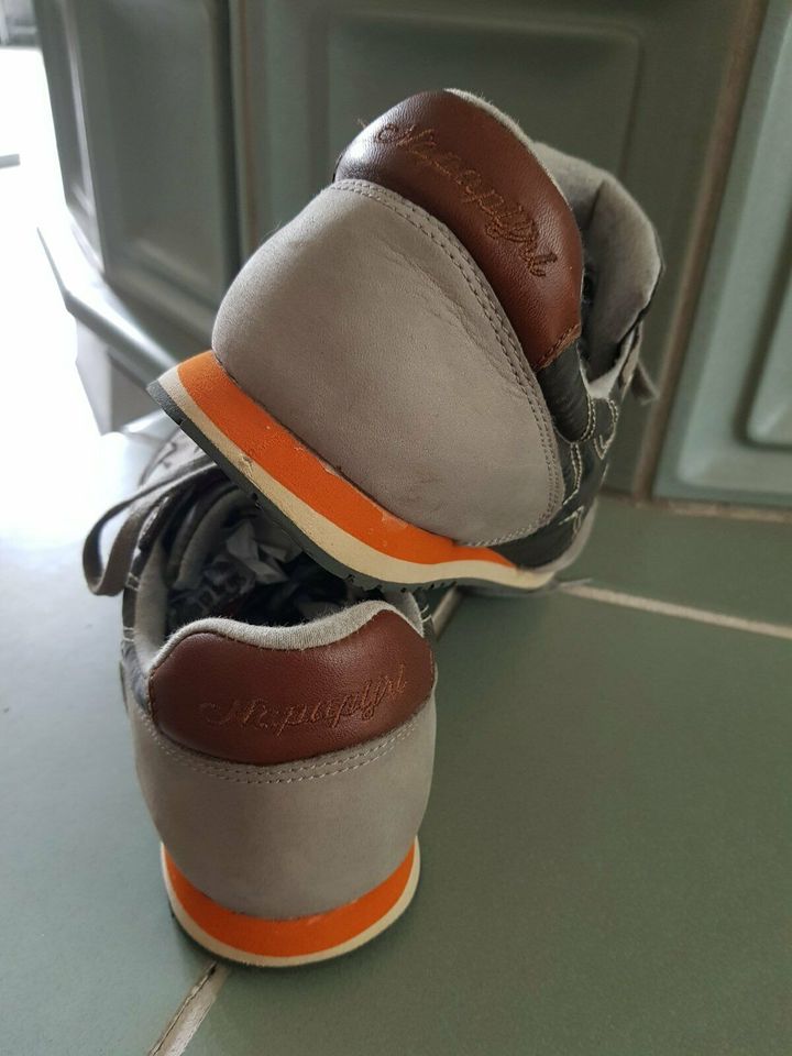 Napapijri Damen Sneaker Saga Grau-Orange Gr. 39 NP 99€ in Saarwellingen