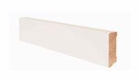 Aktion Sonderpreis - Sockelleiste Kiefer weiß lackiert - Weiß-Ton - 58mm Stärke - ausgeprägte Fase - Zubehör für Parkett und Vinyl - RAL9010 Rheinland-Pfalz - Mainz Vorschau