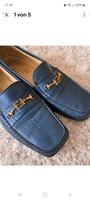 Escada Schuhe Gr. 40.5 Leder d.blau Bayern - Haag in Oberbayern Vorschau