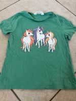 ✨H&M Shirt Gr.134/140 grün Einhorn Einhörner✨ Niedersachsen - Calberlah Vorschau