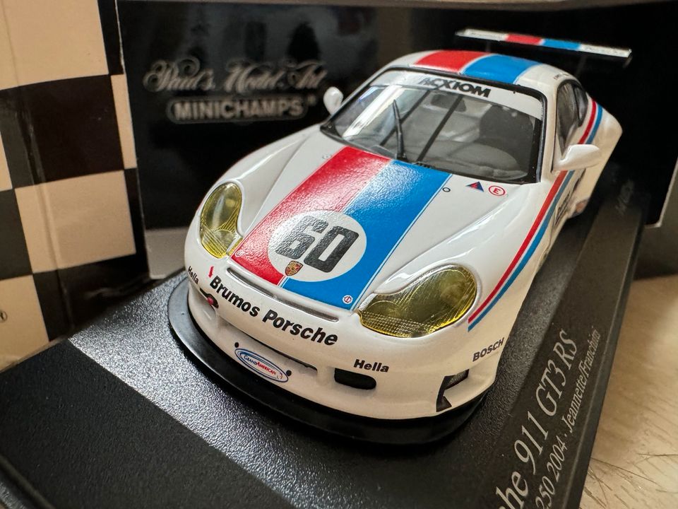 Minichamps Porsche 911 GT3 RS Barber Park 2004 #60 Brumos 1:43 in Dortmund