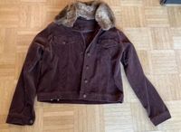 Damen Vintage Feincord Jacke Kunstfell Abnehmbar 40 Braun Häfen - Bremerhaven Vorschau