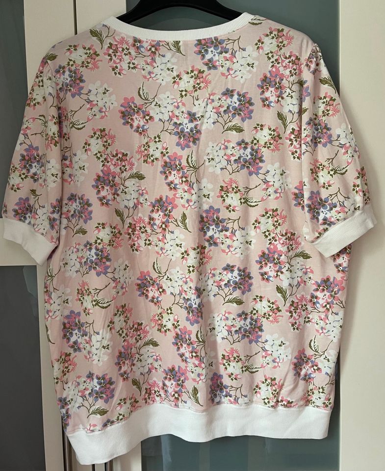Calida Shirt Kurzarm 100% Baumwolle L 48/50 Rosa Geblümt in Düsseldorf