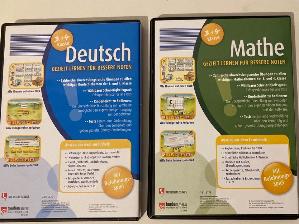 Schülerhilfe Deutsch/Mathe CD ROM in Monheim am Rhein