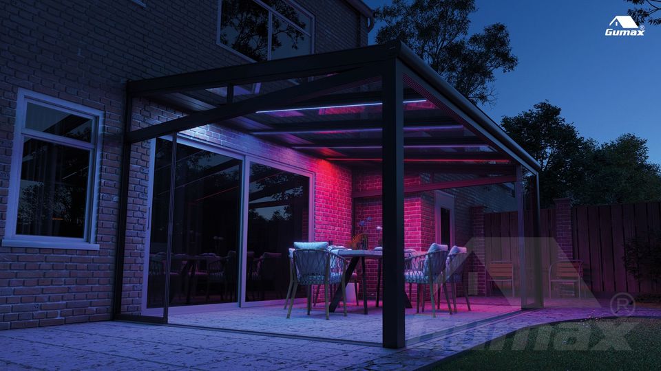 5x3m Glasdach Terrassenüberdachung für 2.349€ /6x3/7x3/8x3/9x3/ in Hüllhorst