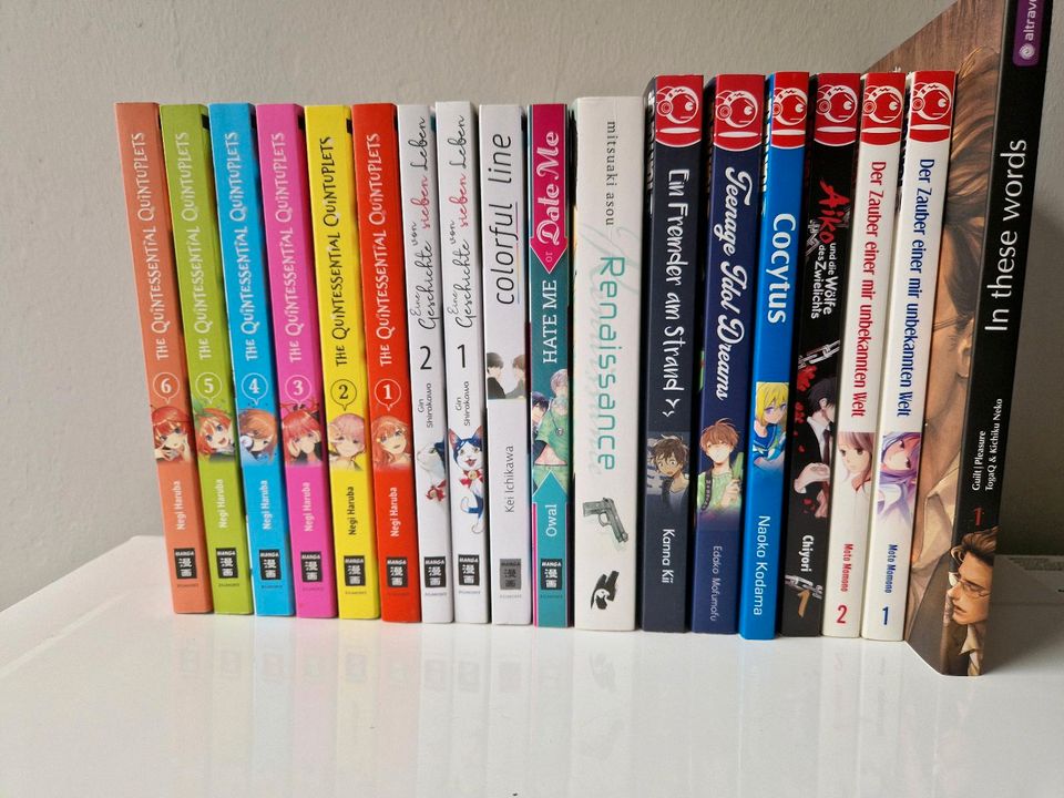 Manga Sammlung yaoi Bl boyslove yuri girlslove Mangas Anime in Würselen
