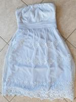 festliches Kleid Esprit Spitze hellblau Schulterfrei Mädchen XS Hessen - Roßdorf Vorschau