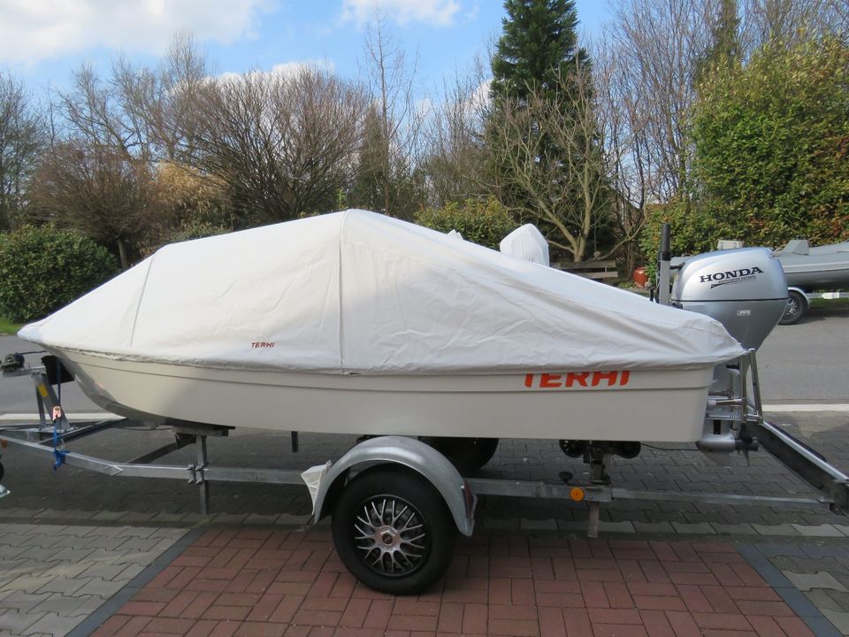 Terhi 400 neu Angelboot Ruderboot Honda BF 15 führerscheinfrei C in Rietberg