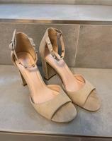 Anna Field 37 beige high heels hohe Schuhe Party Sommer Sandale Bayern - Kahl am Main Vorschau