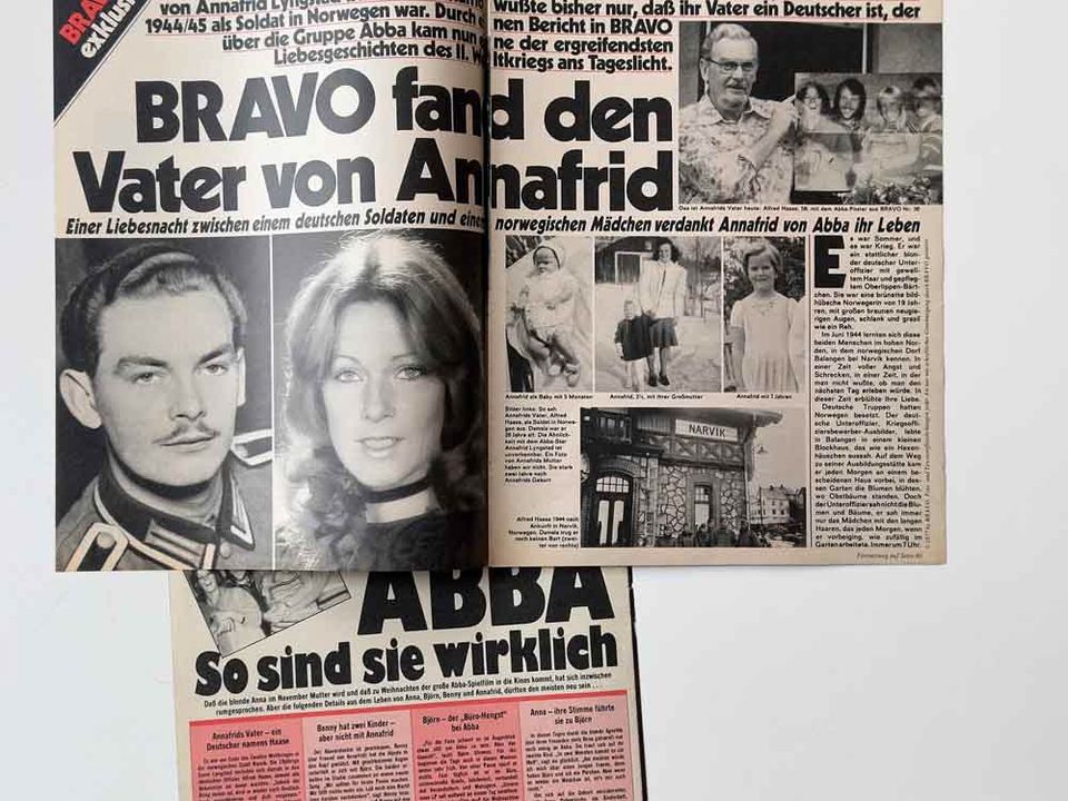 Sensationelle 60teilige ABBA Sammelmappe Poster Zeitschriften, . in Köln