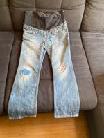 Umstandsmode: Jeans/Schlaghose mit Patches Bayern - Lenggries Vorschau