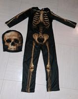 Kostüm Kind, Skelett, Gr. 128, Halloween, Karneval,  Fasching Sachsen-Anhalt - Magdeburg Vorschau