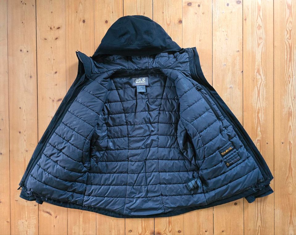 Jack Wolfskin Texapore gefütterte Regenjacke Winterjacke in Ronneburg