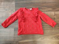 h&m* Pullover* 86* Mädchen* rot* weiß* Strickpullover* Kind* Baby Hessen - Raunheim Vorschau