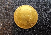 Goldmünze 10 Francs Napoleon III ohne Kranz 1859 Thüringen - Saalfeld (Saale) Vorschau