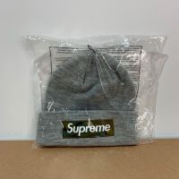 Supreme New Era Box Logo Beanie Heather Grey FW23 Neu Grau Berlin - Tempelhof Vorschau