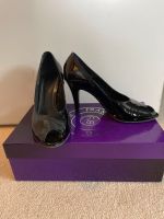 Peeptoe Heels - schwarz - Gr. 38 - lack Bayern - Fürstenfeldbruck Vorschau