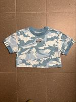 Adidas Cropped Shirt Camouflage hellblau 36 Bayern - Stein Vorschau