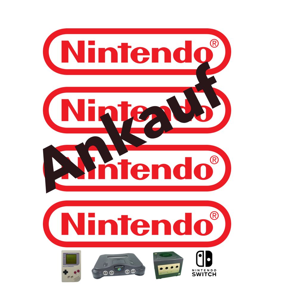 Ankauf von Nintendo Konsolen/Gameboy/N64/Gamecube/Pokemon in Frankfurt am Main