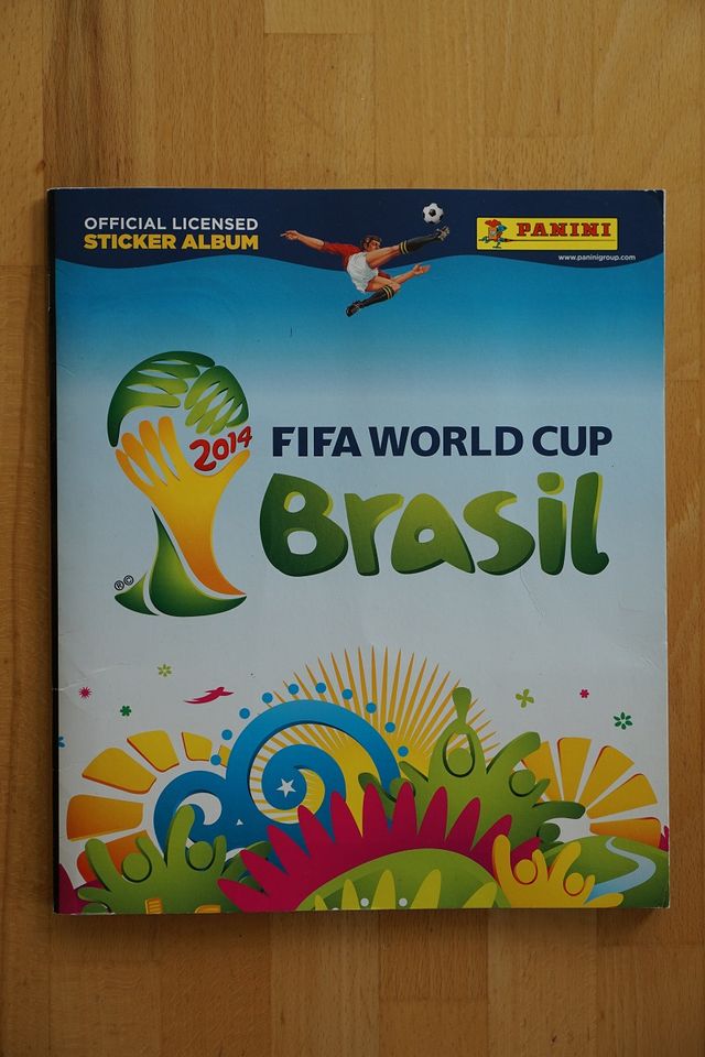 Panini WM 2014 Brasil Sticker Weltmeisteralbum vollständig in Nersingen
