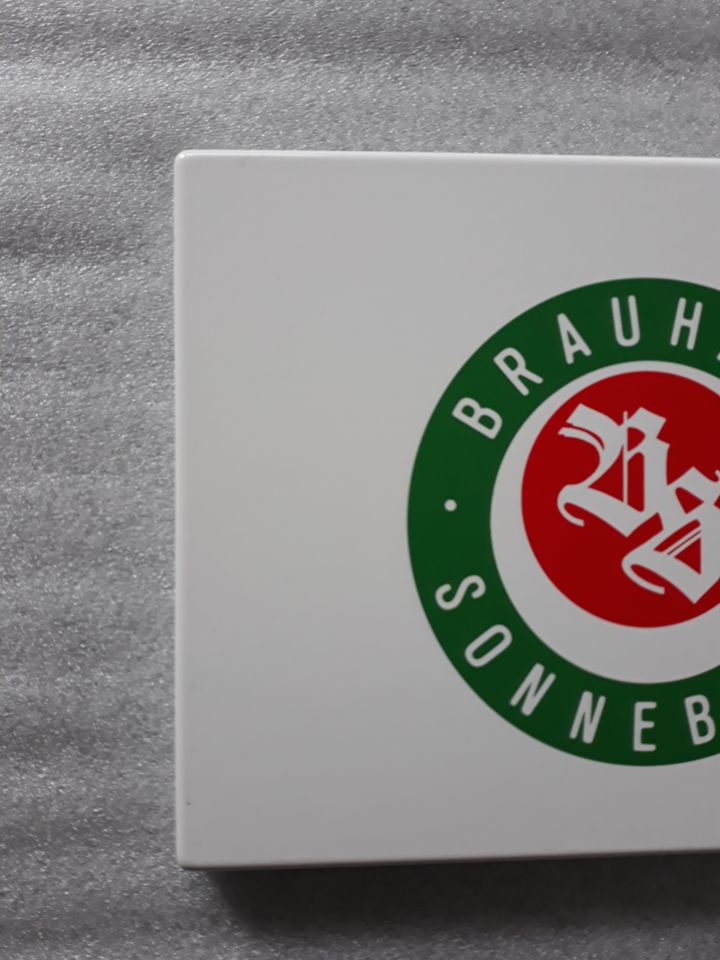 Emailschild/Emailleschild " Brauhaus Sonneberg/Thüringen " in Lampertheim