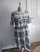 Kleid Sommer Rost/blau/Creme Shein Gr.1XL/46/48 wie neu Nordrhein-Westfalen - Langenfeld Vorschau