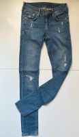 blaue Jeans Röhrenjeans Skinny Ripped Jeans Low Waist Hannover - Mitte Vorschau