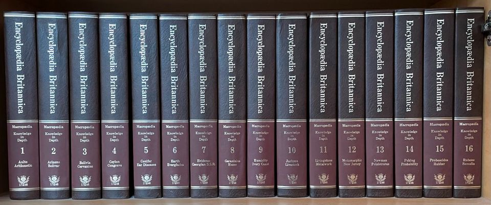 Encyclopaedia Britannica 15th Edition, 30 Bände, 1981 in Willich