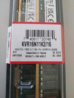 KINGSTON SDRAM DDR3 Speicherriegel UDIMM 16GB - KVR16N11K2/16 Nordrhein-Westfalen - Höxter Vorschau