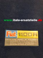 Ersatzteilkatalog - Mechanik und Karosserie - für Fiat 1100 R Kr. Passau - Passau Vorschau