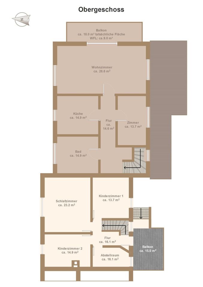 Preis auf Anfrage!  Neu sanierte Doppelhaushälfte mit 18 m² Sonnenbalkon, unweit von Dresden in Dippoldiswalde