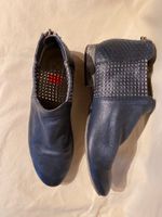 Kim Kay Stiefeletten Ankle boots Leder Gr. 40 blau wie neu Hamburg-Mitte - Hamburg Hamm Vorschau