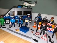 Playmobil 9236 Polizei m Absperrband+Motorrädern+Hubschrauber etc Thüringen - Erfurt Vorschau