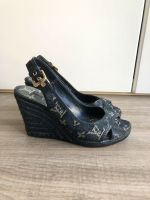 Louis vuitton denim wedges Jeans Schuhe keilabsatz Bayern - Ingolstadt Vorschau