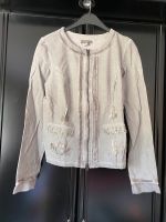 Jäckchen / Sweatjacke grau/silberweiß mit Paletten Muster S/36 Hessen - Heuchelheim Vorschau