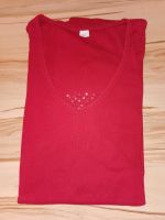 ⛔ T-Shirt rot ⛔ Häkelspitze Boho Style 52/54 Niedersachsen - Achim Vorschau