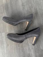 Gabor Pumps/High Heels silber metallic Gr. 38 Bayern - Welden Vorschau