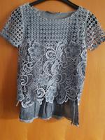 Shirt, Spitzenshirt, edel, blau, Hallhuber, Gr. 34 Nordrhein-Westfalen - Holzwickede Vorschau