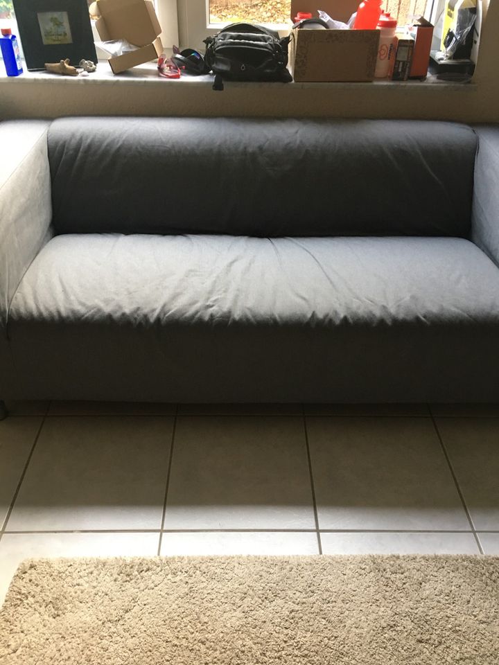 Klippan Ikea Sofa grau, Couch in Dahn