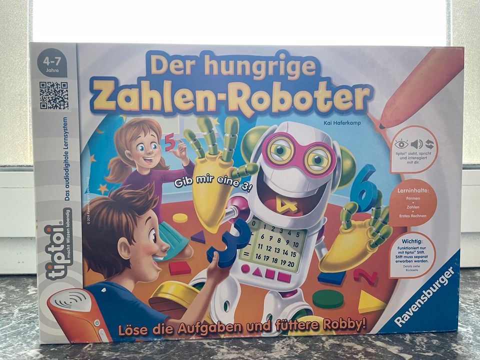 tiptoi Der hungrige Zahlen-Roboter sehr gut erhalten in Oberderdingen