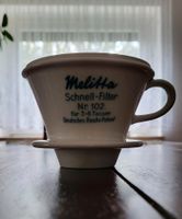 Melitta Porzelan  Schnell-Filter Nr. 102 für 3-6 Tassen Kaffee Sachsen - Plauen Vorschau