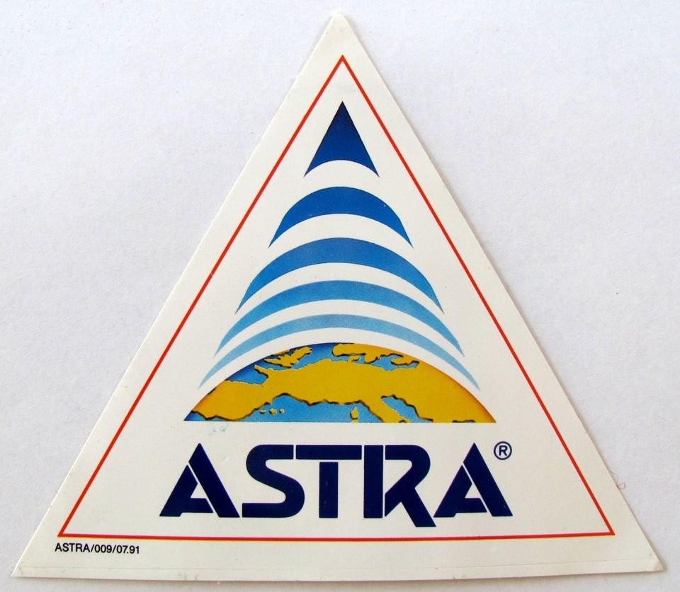 Aufkleber Astra-Satelliten in Melle